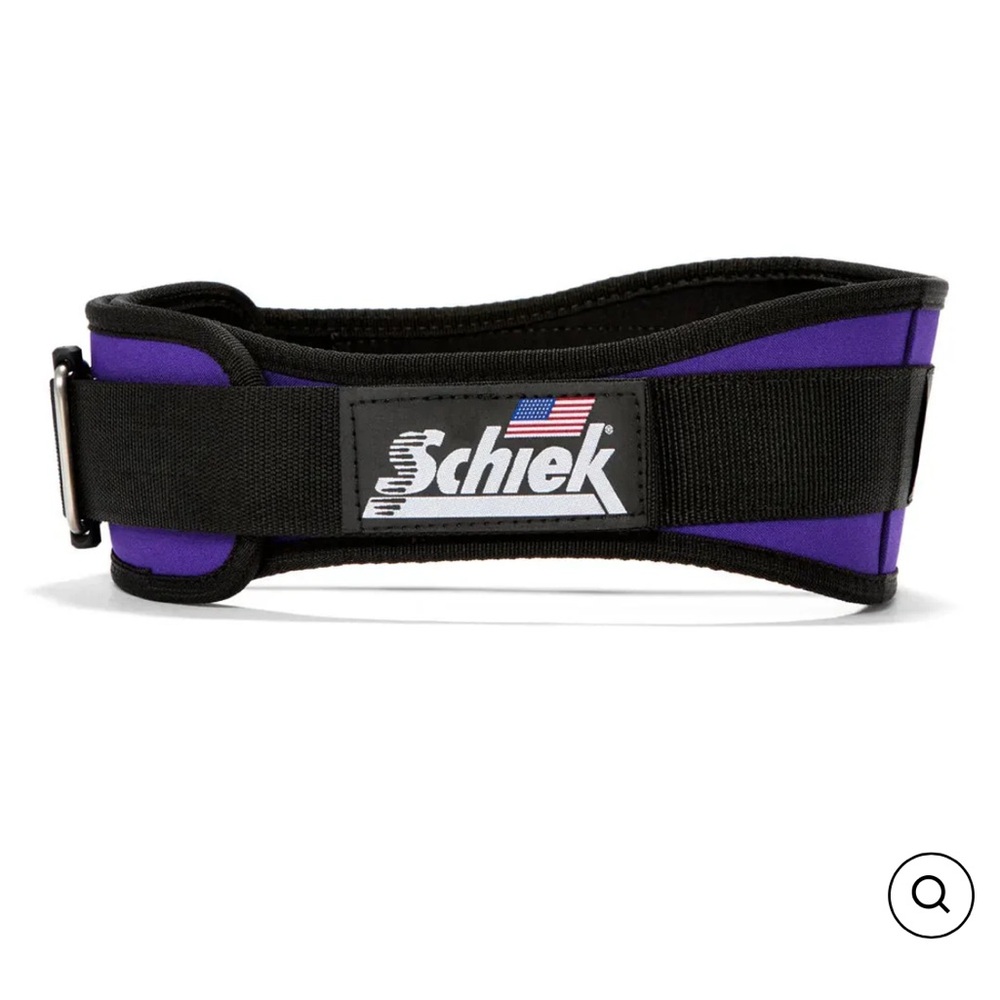Schiek Purple and Black Weightlifting Belt